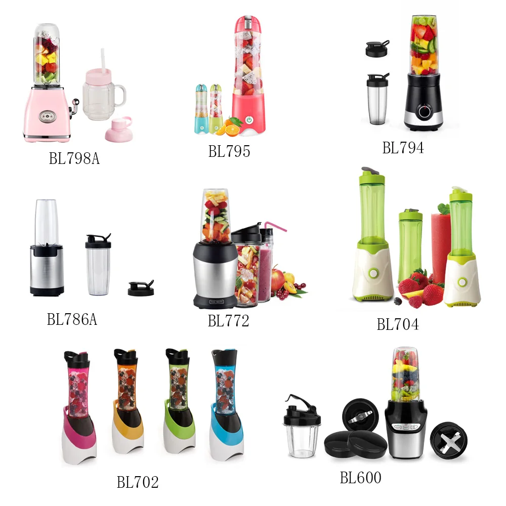 300W 3 in 1 Electric Mini Personal Blender Juicer Perfect for Fruit and Vegetables
