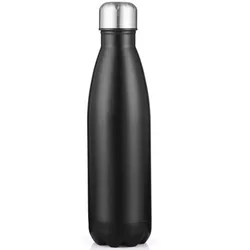 Custom Logo Vacuum Sport Double Wall Copper Stainless Steel Thermo Cola Shape Drink Insulated Water Bottles