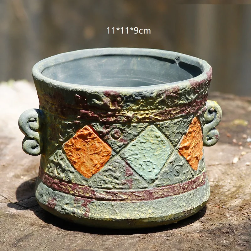 retro unique creative flower planter pots for plants garden plant succulent planter