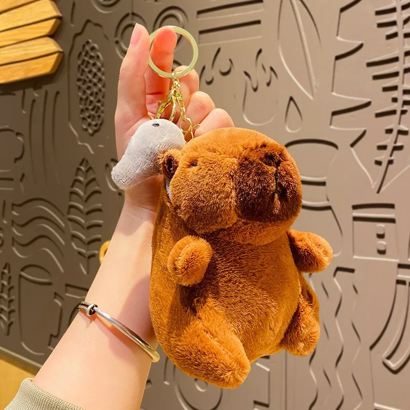 simulation Fluffy Capybara Stuffed Animal Soft Toys Lovely Capybara Plush Toys For Children Birthday Gift Kawaii Room Decor