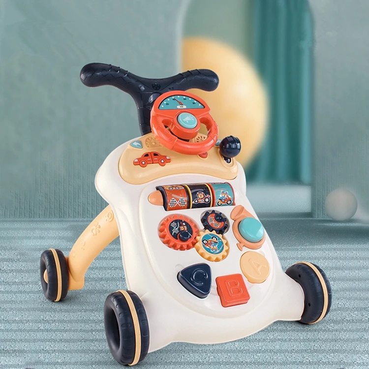 High Quality Adjustable Baby Walker, Toys Multifunctional Toddler Musical Walker/