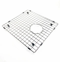 Factory Supply Kitchen Stainless Steel undermount Sink Grid with Protective AntiScratch Bumpers