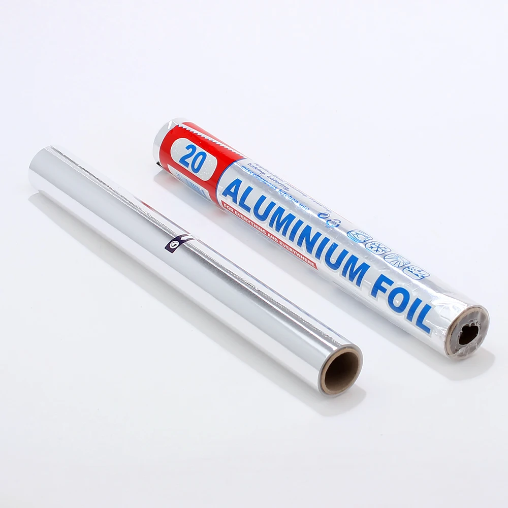Ex factory price 8011 Food Grade High Quality  30 Microns Aluminium Foil  Aluminum Disposable Foil