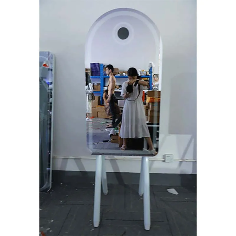 Portable Mirror Photo Booth With Printer And Camera For Wedding Party Newest Magic Mirror Photo Booth Led Frame Screen C