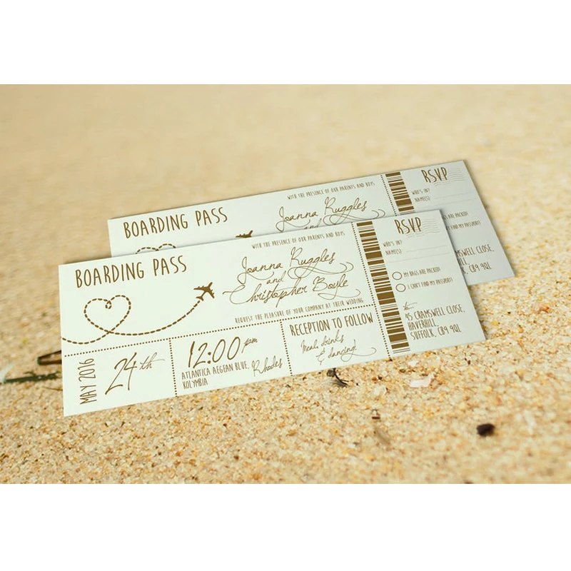 
Custom Flight Ticket Printing Airline Thermal Paper Boarding Pass,Full Color Boarding Pass Ticket Printing 