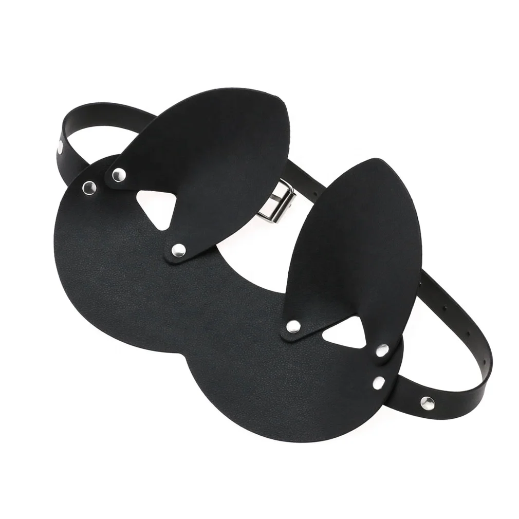 Punk Cool Simple Personality Cat Rabbit Ear Eye Mask Party Makeup Ball  Women Men Decorative Face Mask