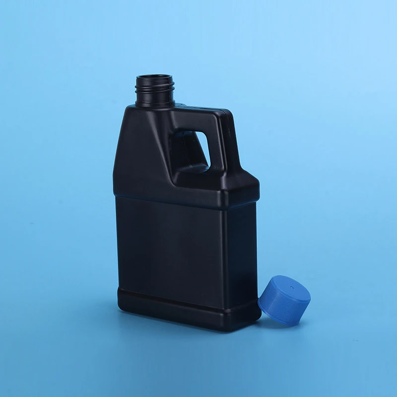 Wholesale HDPE Plastic Screw Cap Small Oil Drum Shape empty gasoline plastic engine oil bottle for motor oil