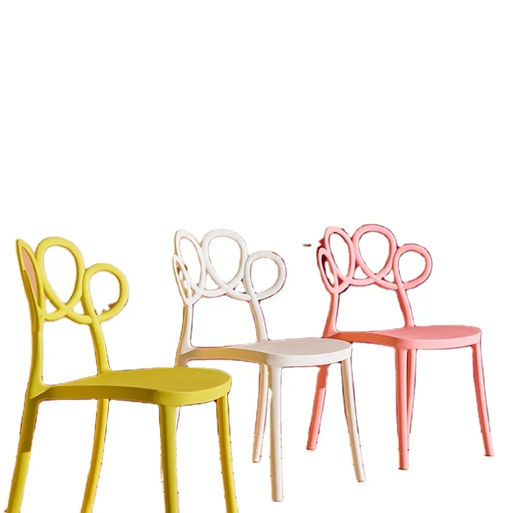 Custom Wholesale Stackable Chair Garden Wedding Event Plastic White Chair Outdoor Cartoon Cute Chair for Kids