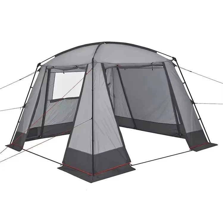 Outdoor 6 People Large Tent Ultralight Camping Tent Fabric Manufacture Waterproof Camping Tent