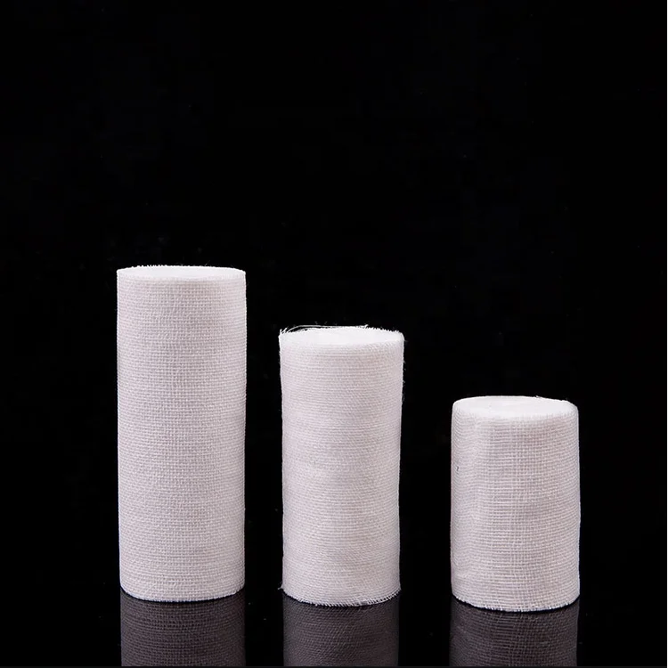 
Factory Direct Selling 100% Natural Cotton High Absorbent Medical Cotton Gauze Roll, Breathable White Gauze Bandages, 