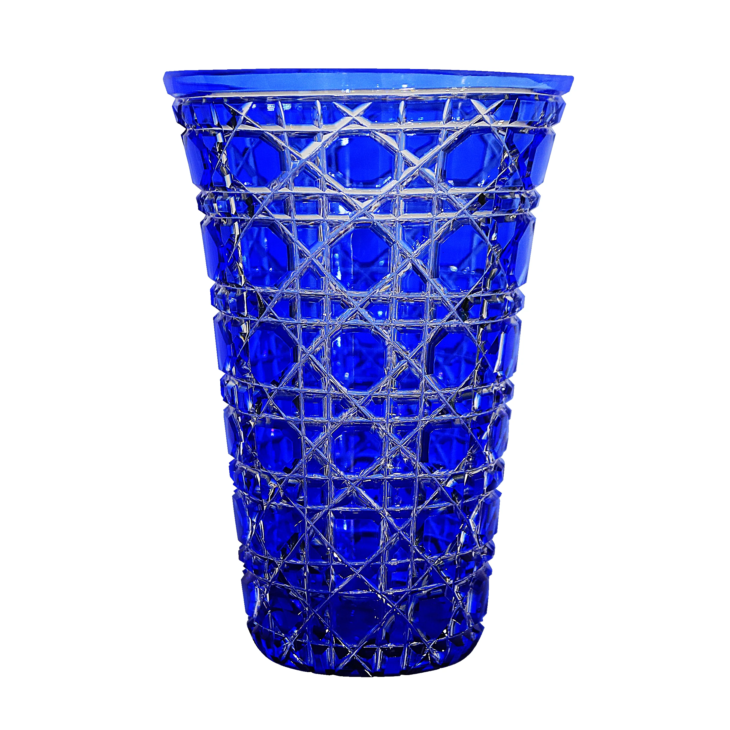 New designed luxury European style high grade crystal round flower vase for home decoration wedding hotel or party