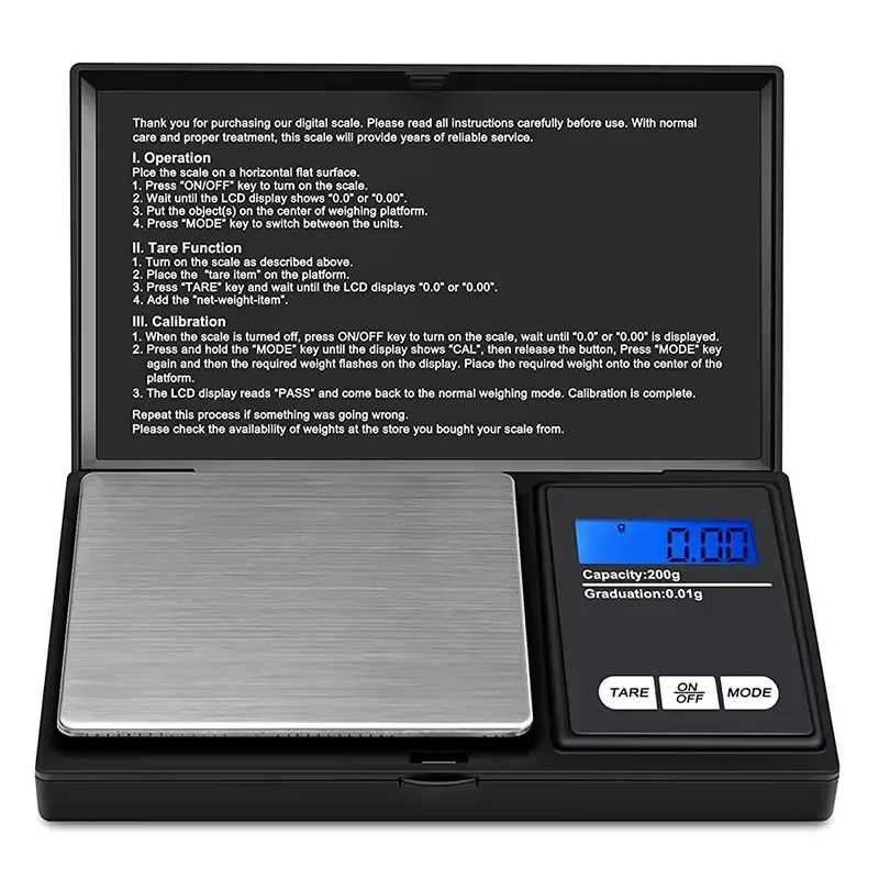 Digital Gold Jewellery Weight Scales 500g 0.01g Diamond Weighing Scale Pocket scale