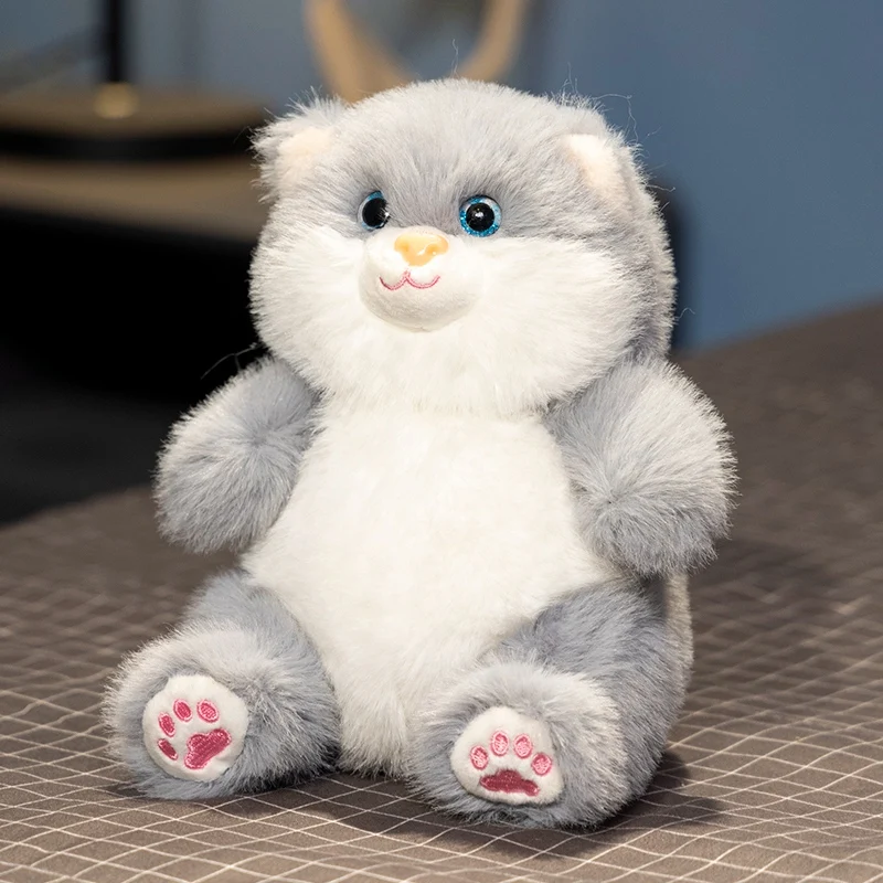 Dropshipping Kawaii Cat Soft Toy Plush Stuffed Animal Cat Toy For Kids