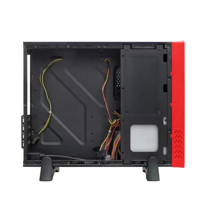 SFX Slim PC Tower Cabinet With PVC Stand Micro ATX ITX Case