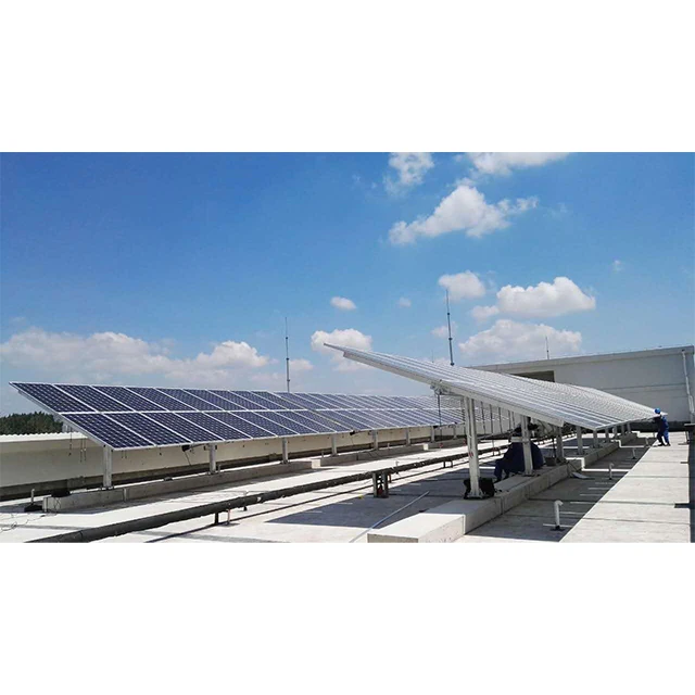 Solar Energy On-grid Generation System The system transmits the current into power grid after the current is collected and treat