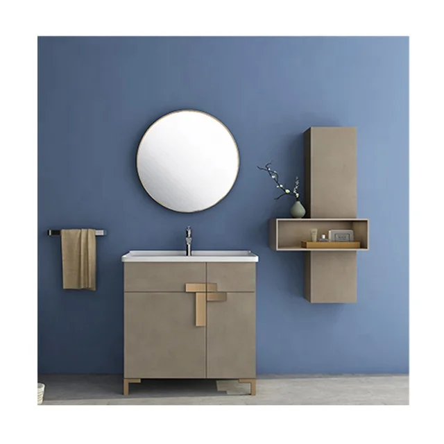 Прямая продажа с завода, современная мебель из ПВХ, набор для ванной комнаты