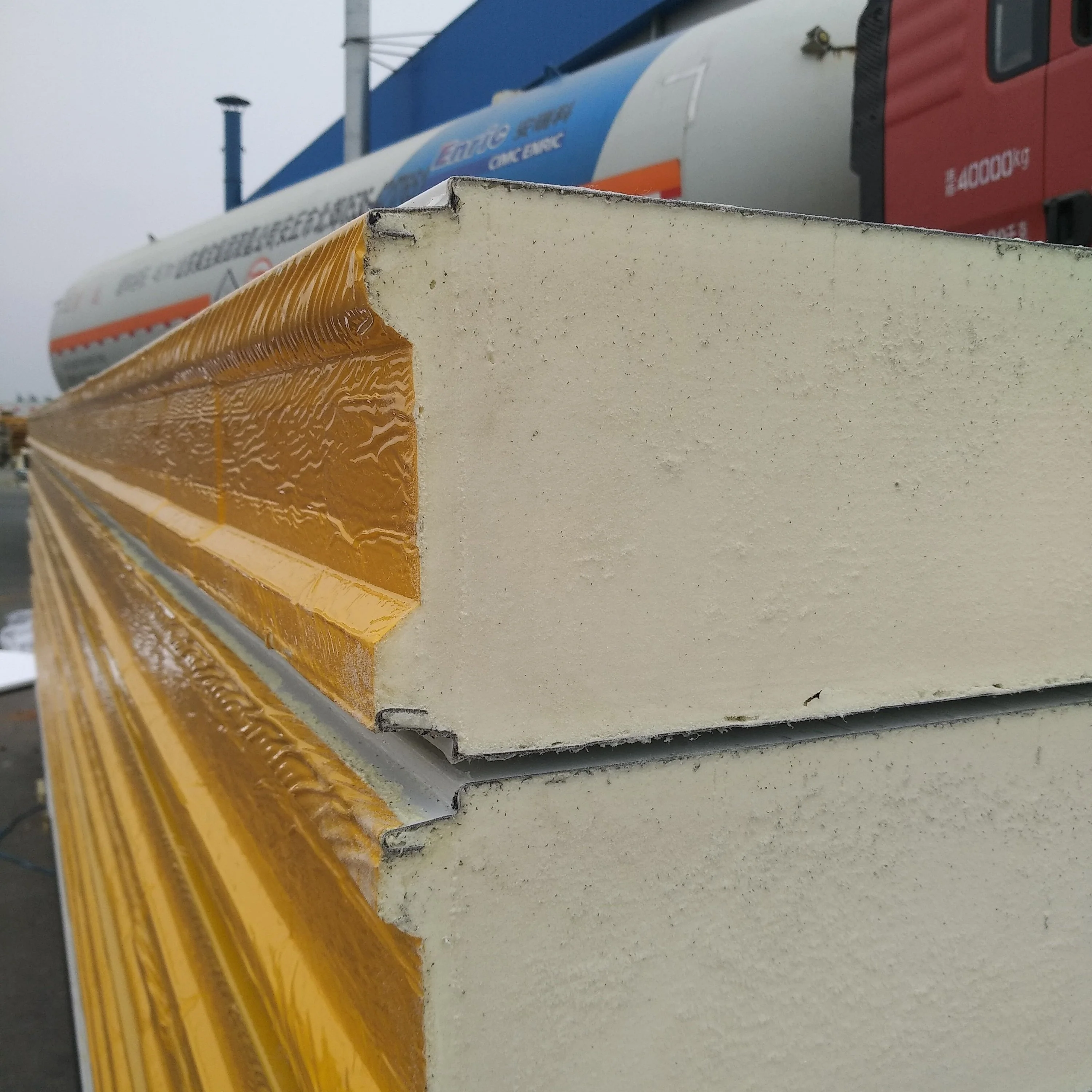 50 мм/100 мм/150 мм/200 мм/250 мм, Настенная и потолочная пеноизоляция, огнестойкая полиуретановая/ПИК/ПУР сэндвич-панель для холодной комнаты