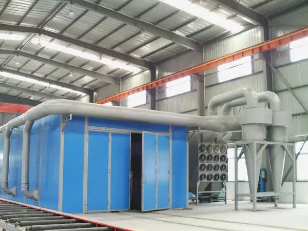 
Mechanical recovery sandblasting room and Pneumatic recovery sandblasting room 