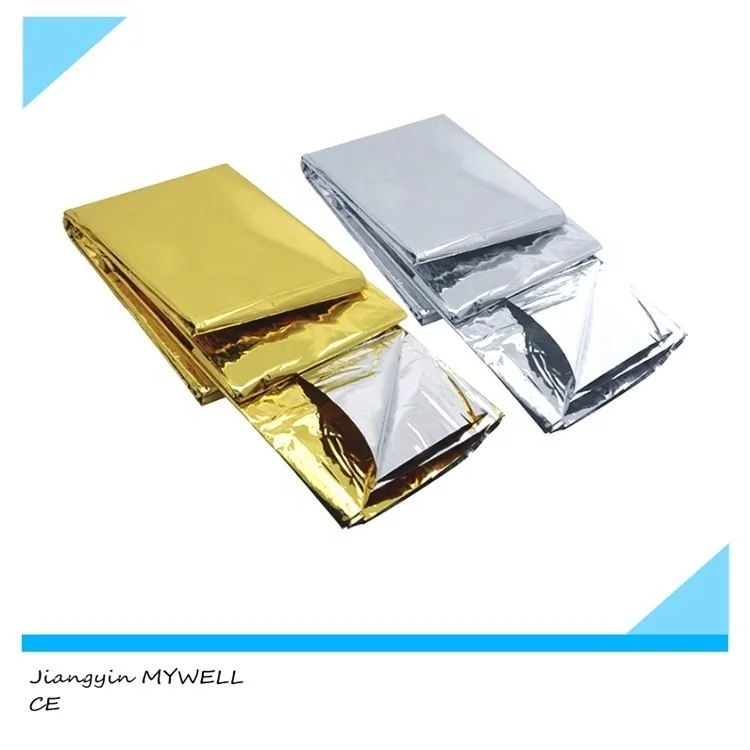 M-ETB01 Wholesale Customized 160x210 Mylar Foil Thermal Emergency Blanket Price