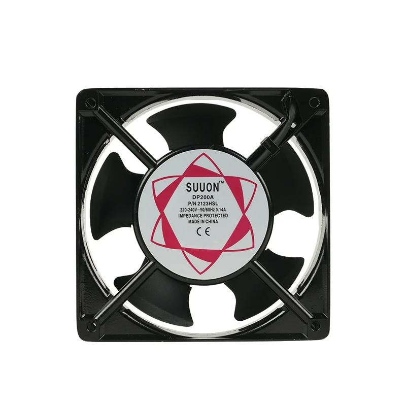 DP200A P/N 2123HSL 220~240 V 12038 120*120*38 mm 0.14 A AC Axial Flow Cooling Fan 12 cm Cabinet Inverter Fan