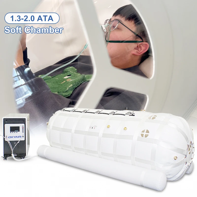 Home Medical Camara Hiperbaricas Portable 1.5 Ata Oxygen Therapy 2.0 Ata Hyperbaric Oxygenation Chamber 2 Ata Hbot Soft Chamber
