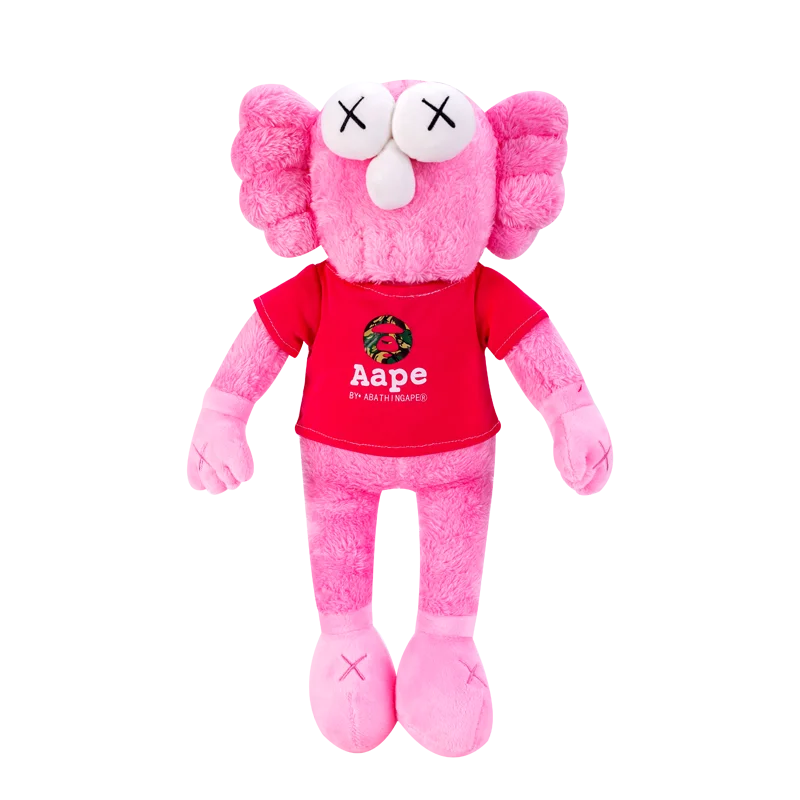 Лидер продаж, кукла мультяшный персонаж, модный Рождественский подарок, оптовая продажа, набивные розовые, серые, синие Мультяшные персонажи, плюшевые игрушки