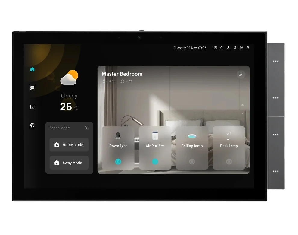 Original Tuya Smart Home Control Panel Max 10 Inch wall touch Screen With Bluetooth Zigbee Gateway Alexa voice control