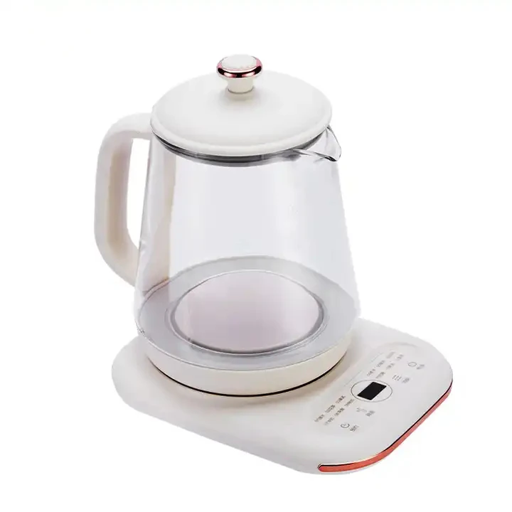 Smart household electric kettle 1.2L electric kettle automatic heat preservation white