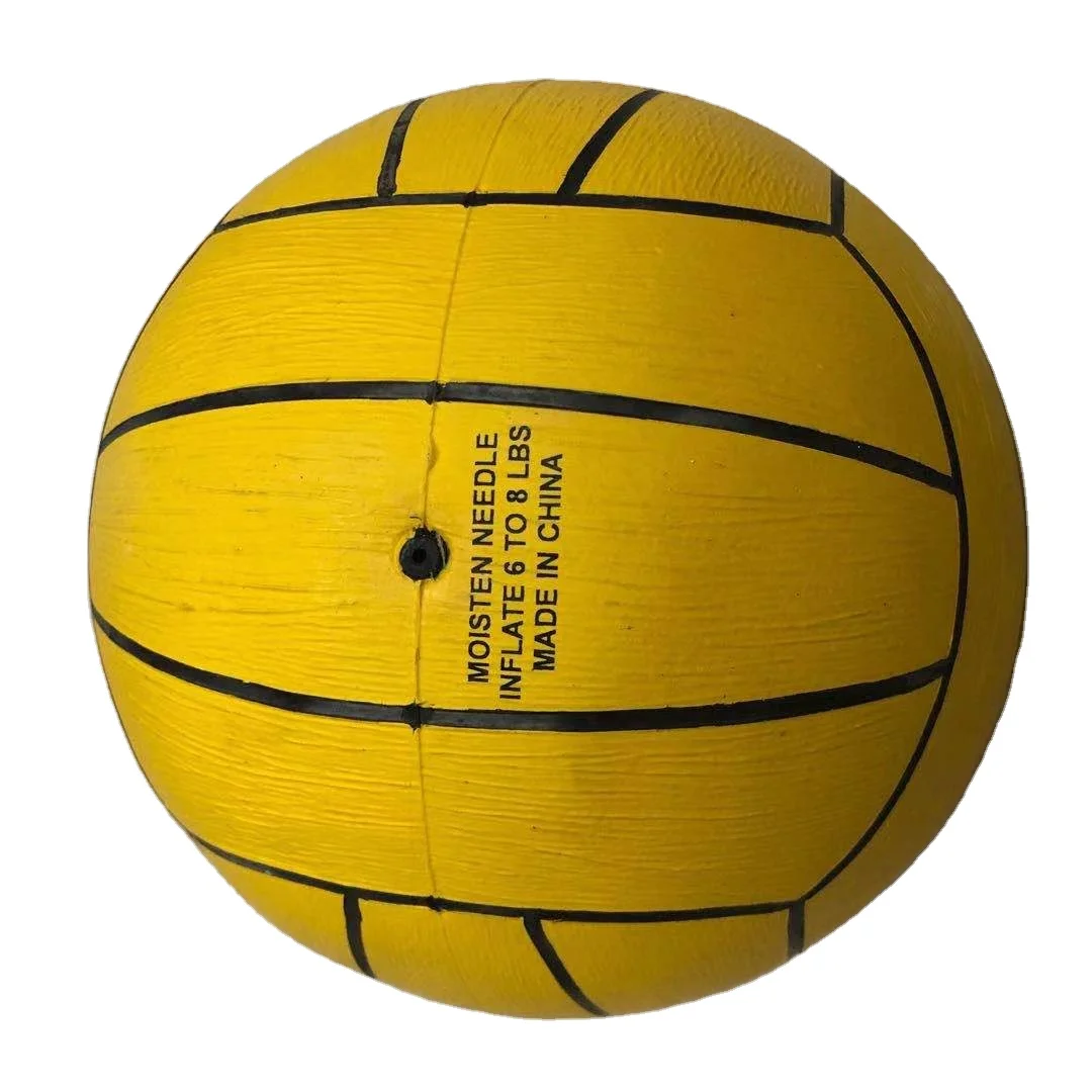 Amazon hot sale High quality customized logo color size 5 sports rubber water polo ball