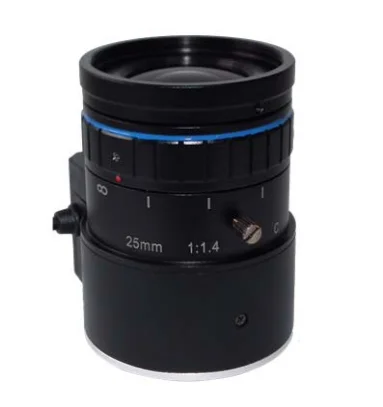 C-mount 1inch F1.4  25mm Lens 8MP  CCTV Lens For Traffic Monitoring Camera