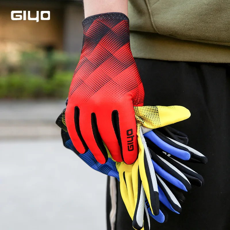 GIYO MTB Road Bicycle Motorcycle Bike Gel Gloves Cycle Full Finger Winter Cycling Glove
