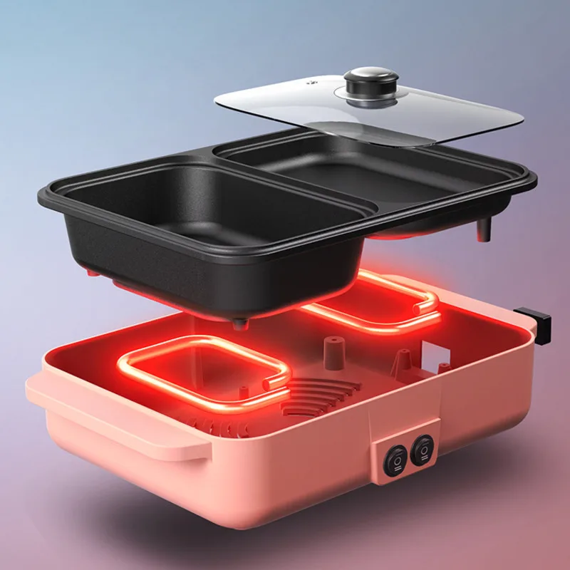  US Direct sales smart touch screen energy-saving household high-power dual-purpose induction