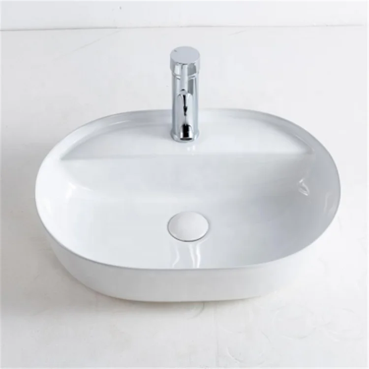 High grade oval ceramic sinks sanitary ware ceramic art basin wash hand basins  bathroom sinks