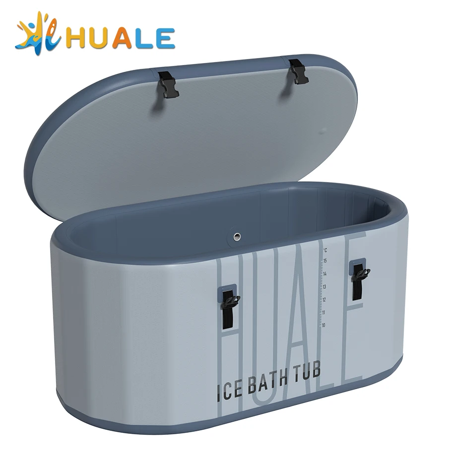 China Supplier Customized Cold Plunge Inflatable Ice Bath Portable Plunge Recovery Water Treatment From Ice Barrel For Kids