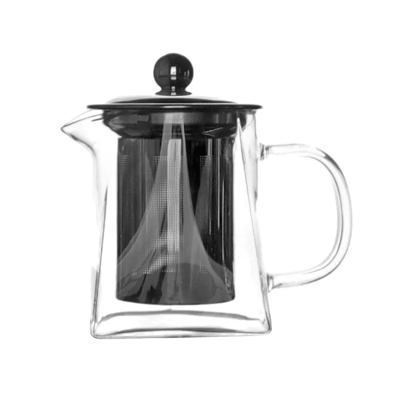 850ml glass teapot custom teapot clear glass kettle 850ml tea set