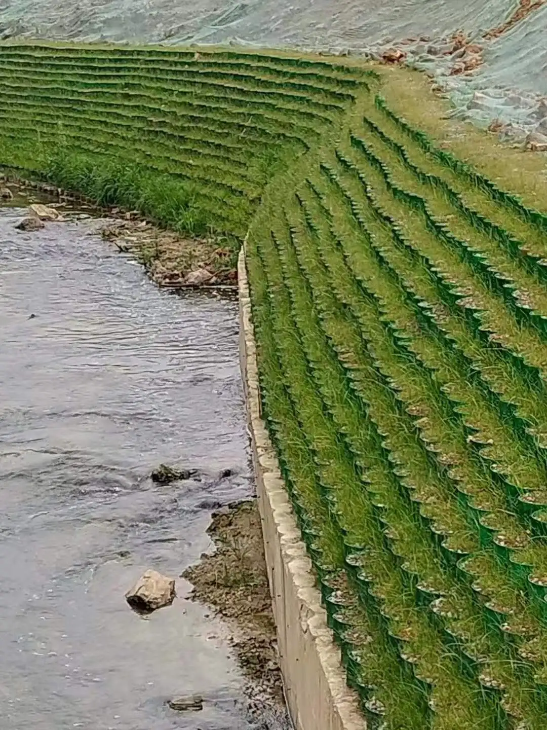 150mm slope stabilization geocell highway hdpe geocell Gravel Grid For Ground Reinforcement Manufacture Price