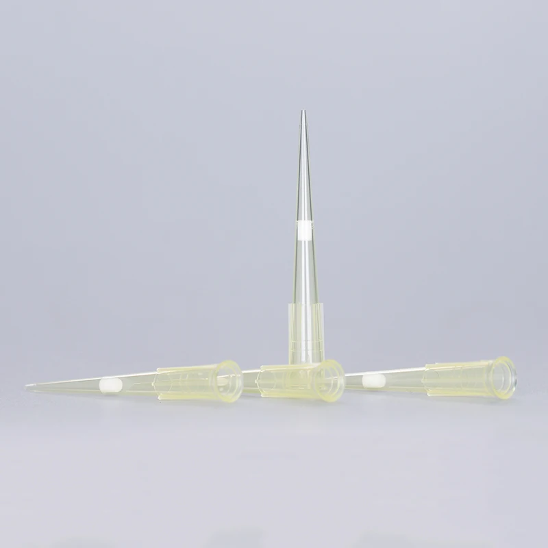 Lab Disposable Sterile low retention 20uL extended length Plastic Filter Pipette Tips