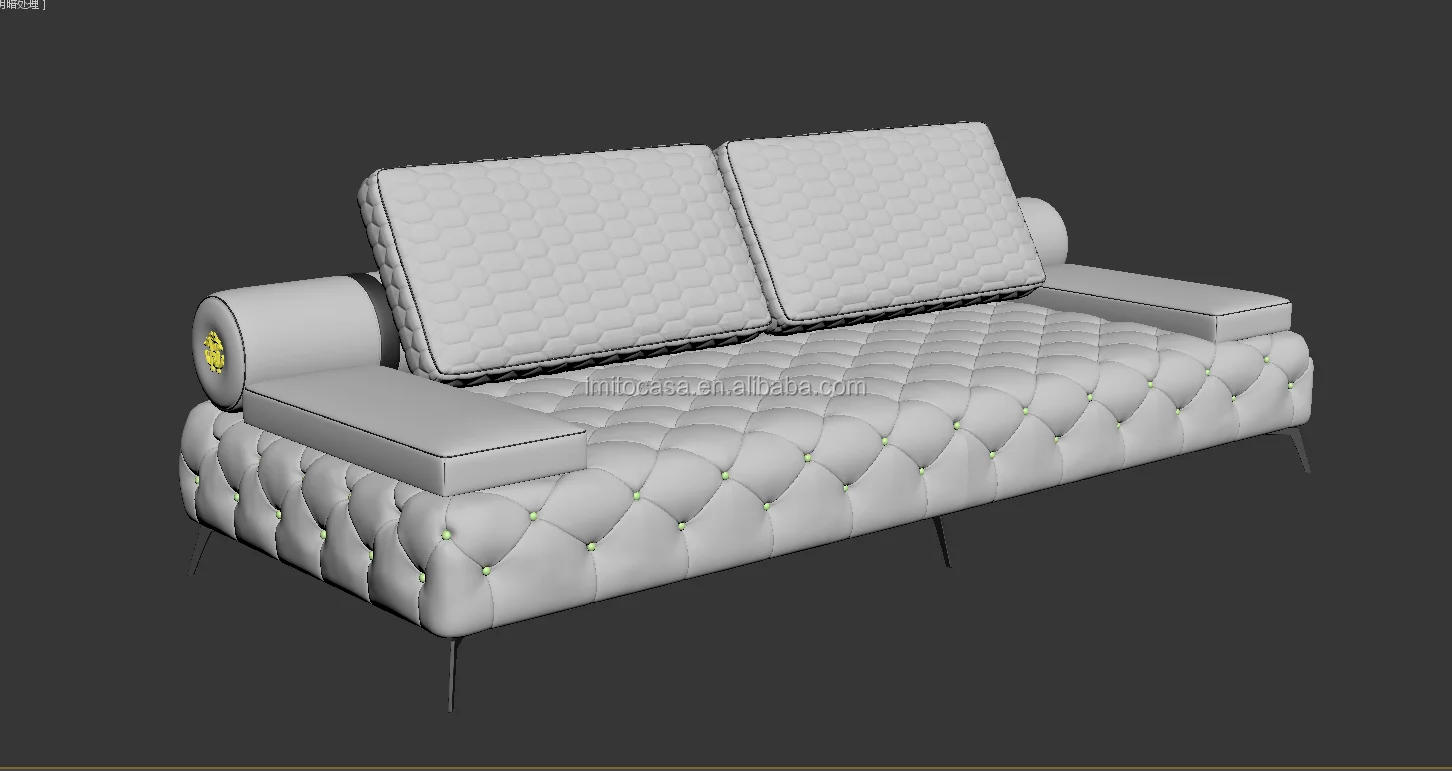 IMITO CASA Italian Luxury Furniture Living Room Comfortable Sofa Bed Modern Button Tufted Sofa Couch Chesterfield Recliner Sofa