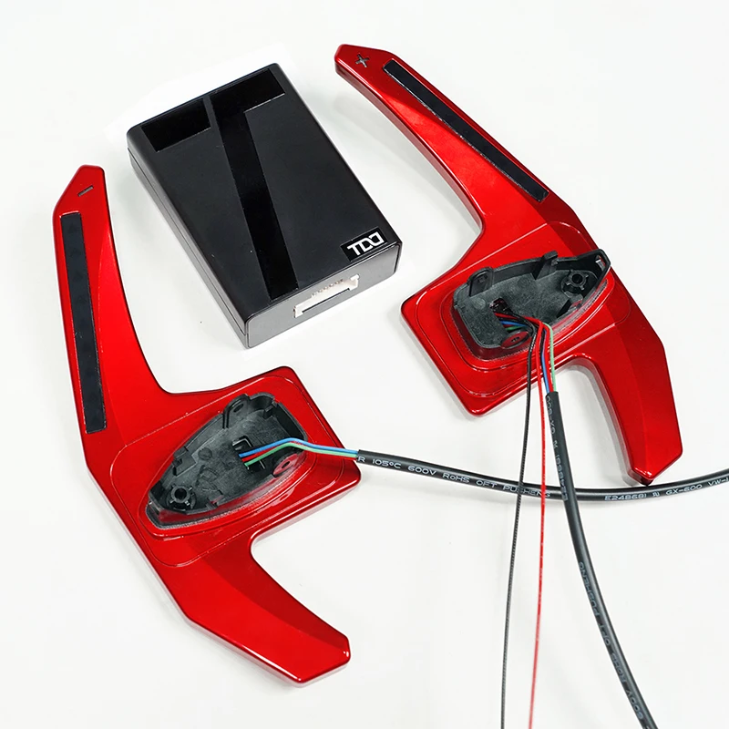 ohc motors Tuning car steering wheel for Seat st Leon Cupra mk2 mk3 LED Smart Shift Paddle Extensions Shifter