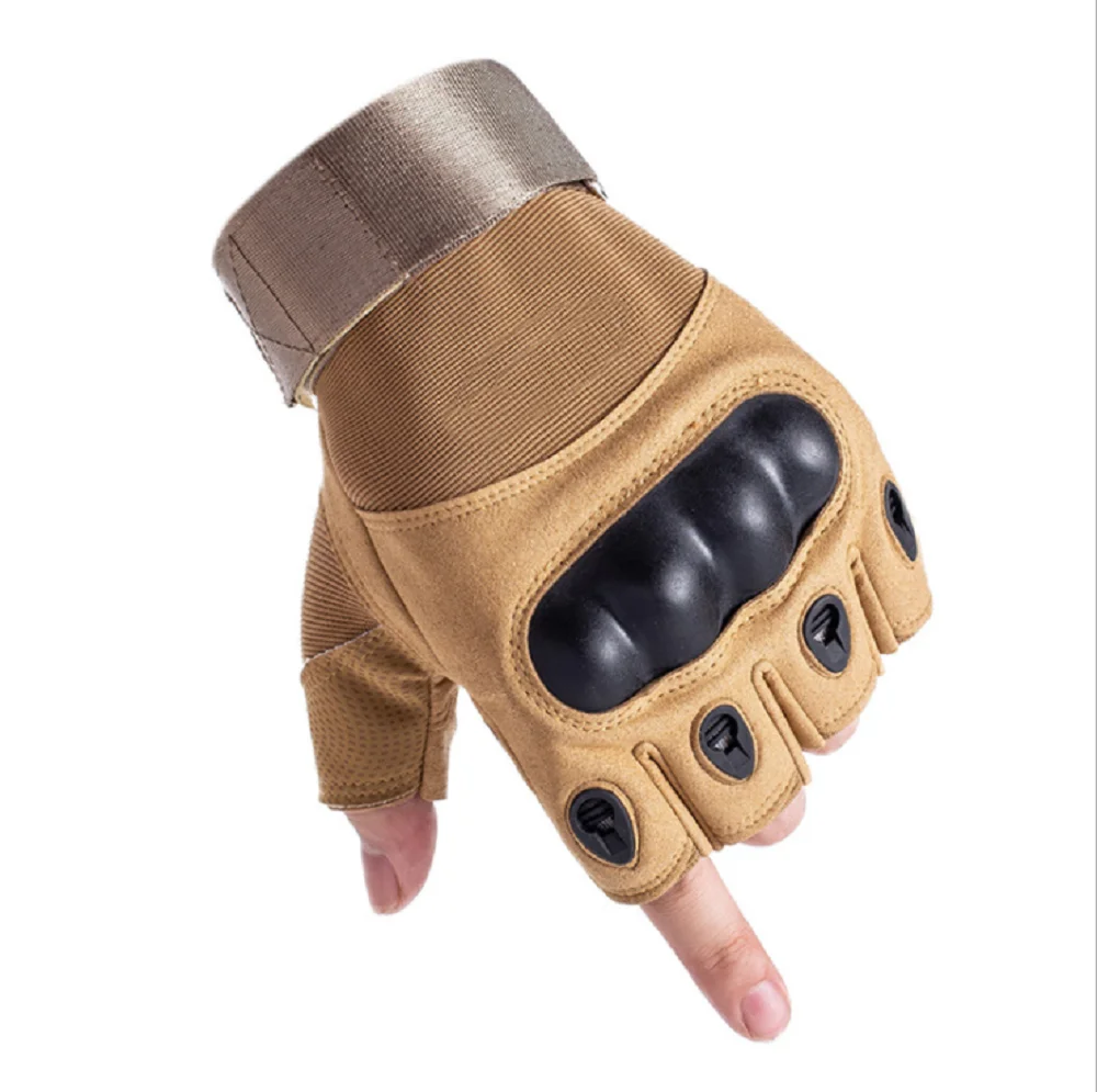  TEGE Tactical Half-finger Gloves Outdoor Climbing Anti-wear Protection Anti-skid Fitness