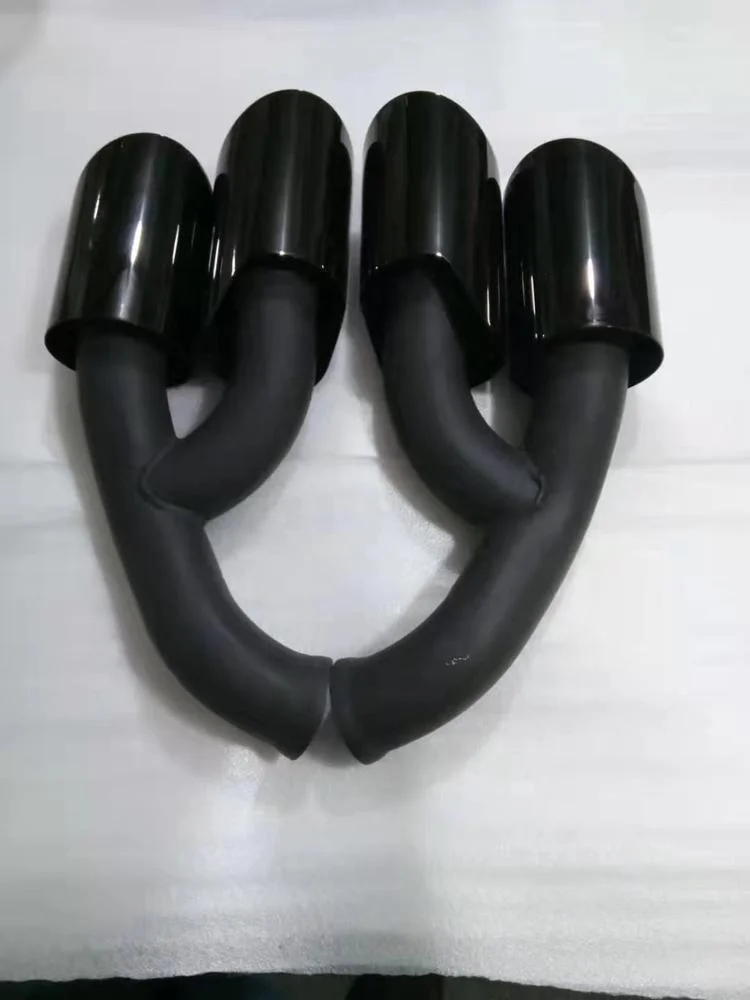 High Quality Performance Black Titanium Exhaust Pipe Chrome Exhaust Tips