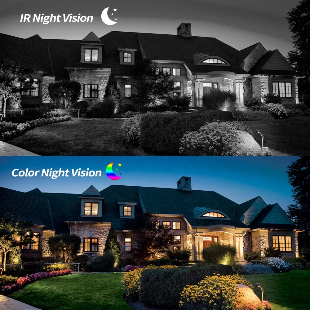 Loosafe H.265X Dome Security Camera Indoor 5MP Night Vision Full Color Camera Motion Detection 4Ch Poe CCTV Camera System