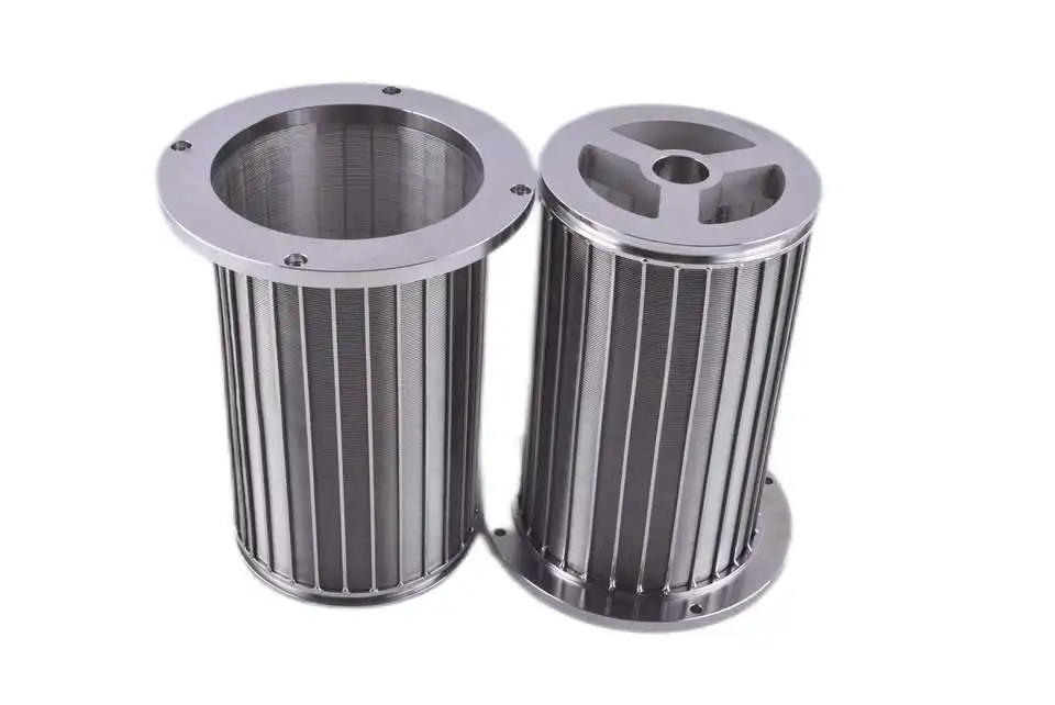 V Wrapped Johnson Filter 304  316Stainless Steel Water Well Tube Strainer Wedge Wire Screen