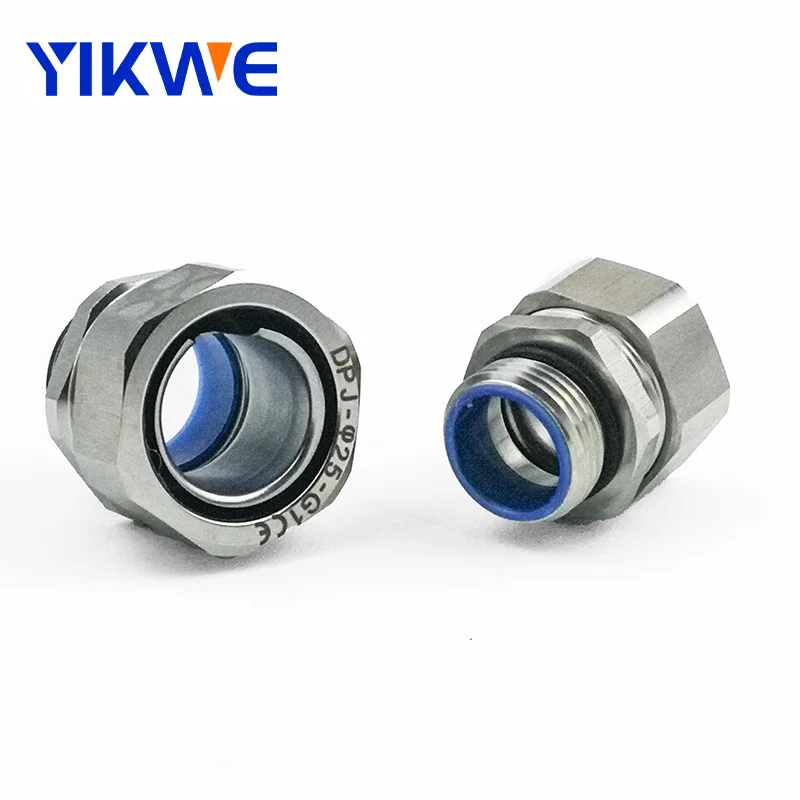 Hose Fittings 64mm G2 1/2 DPJ End style joint for metal flexible conduit pipe hose steel fittings SS304/316