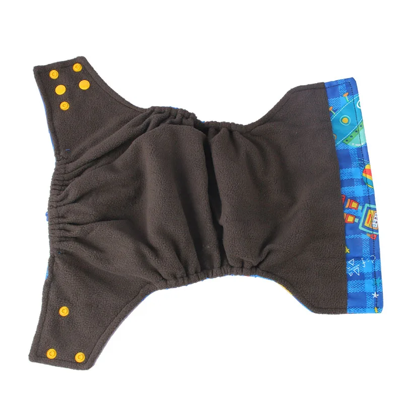  New Design Adjustable Wholesale reusable baby washable cloth diapers AI2 waterproof Bamboo Charcoal pocket