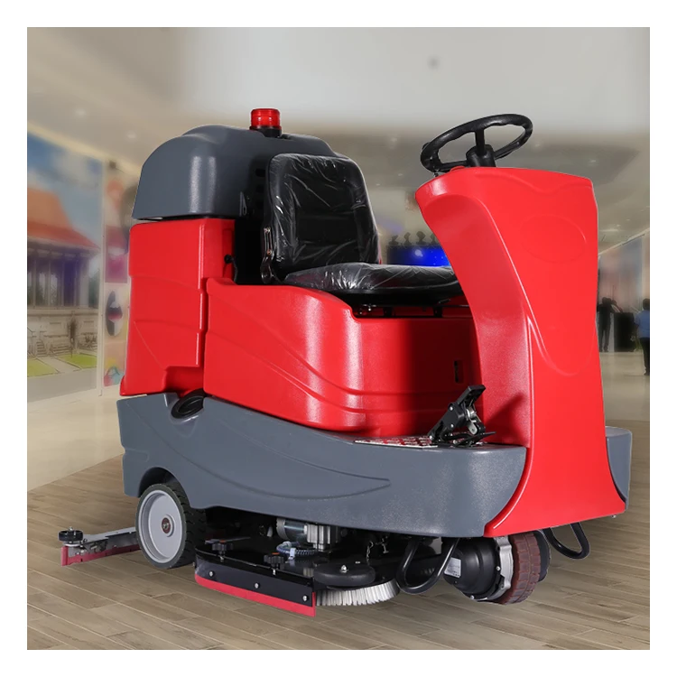 professional Ride on industrial floor cleaning scrubber brand automatic machine price dryer industrial power battery for sale