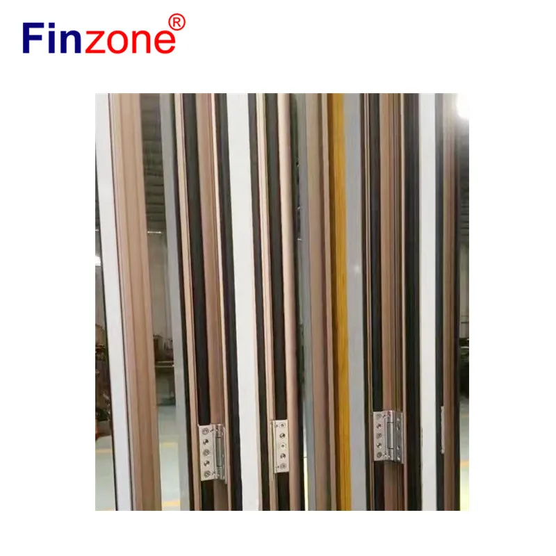 
aluminum glass door folding door bi-fold door 