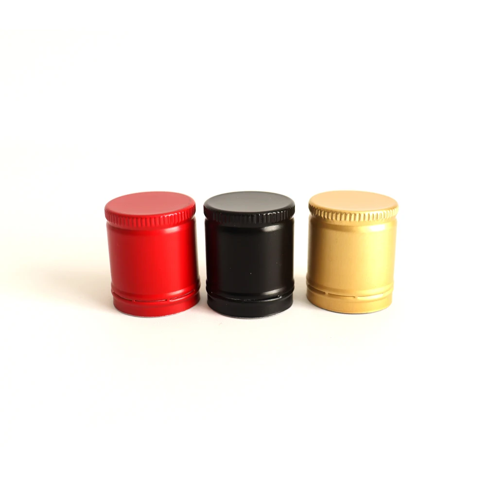 30mm 28mm spirits gin liquor vodka beverage aluminum pilfer proof aluminum bottle caps