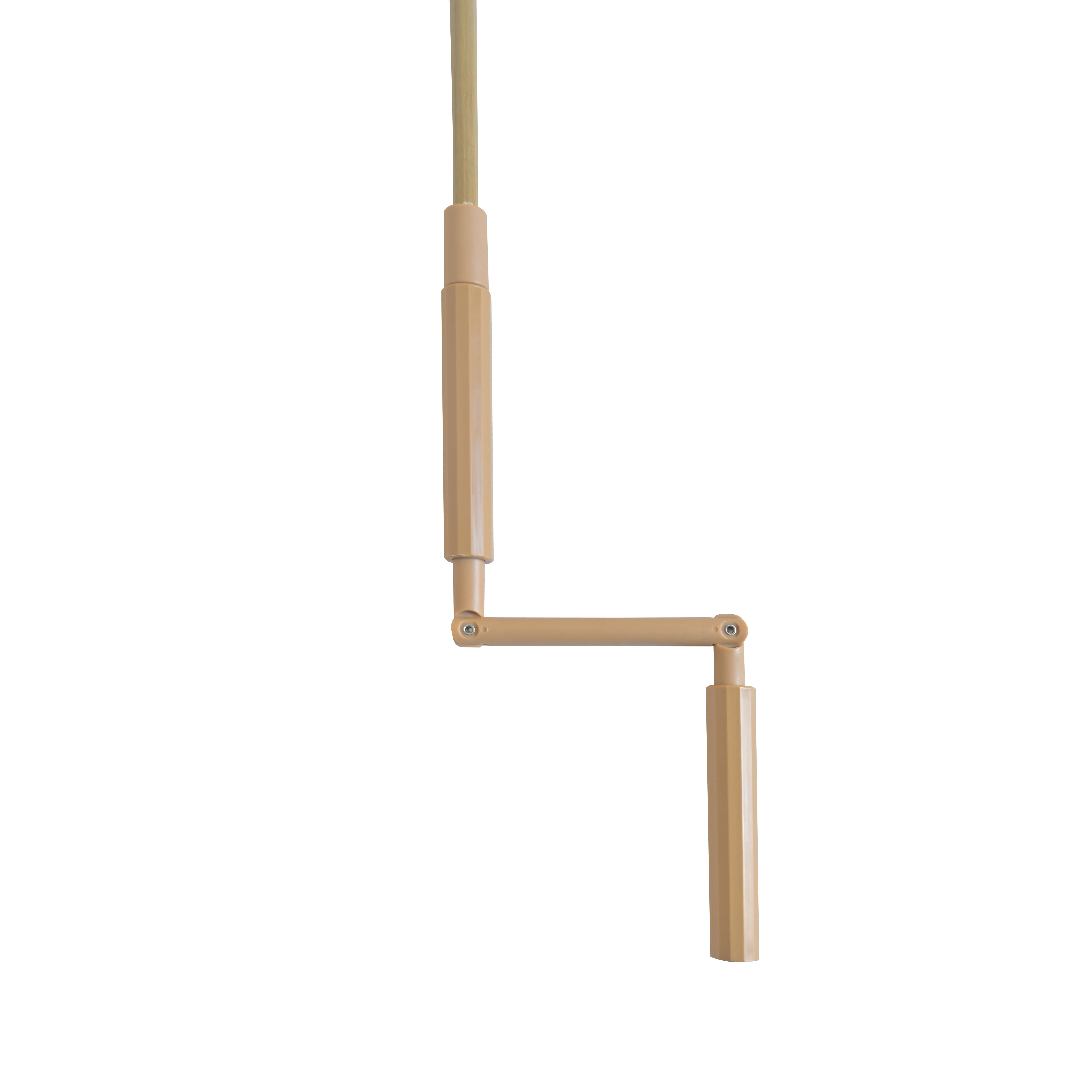 Modern Design Cordless Windproof Bamboo Like Rocker Roller Blinds