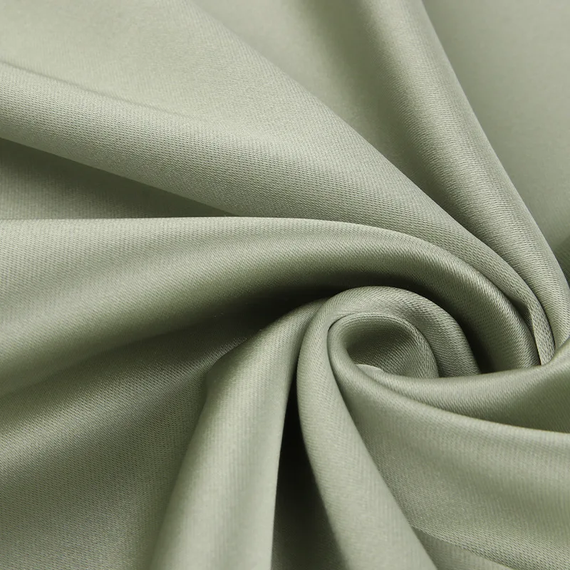 Satin Cheap Polyester Satin Fabric Shaoxing Jiema Manufacture Reliable Quality Silk Woven 100D Plain Lightweight A4 Size Sample
